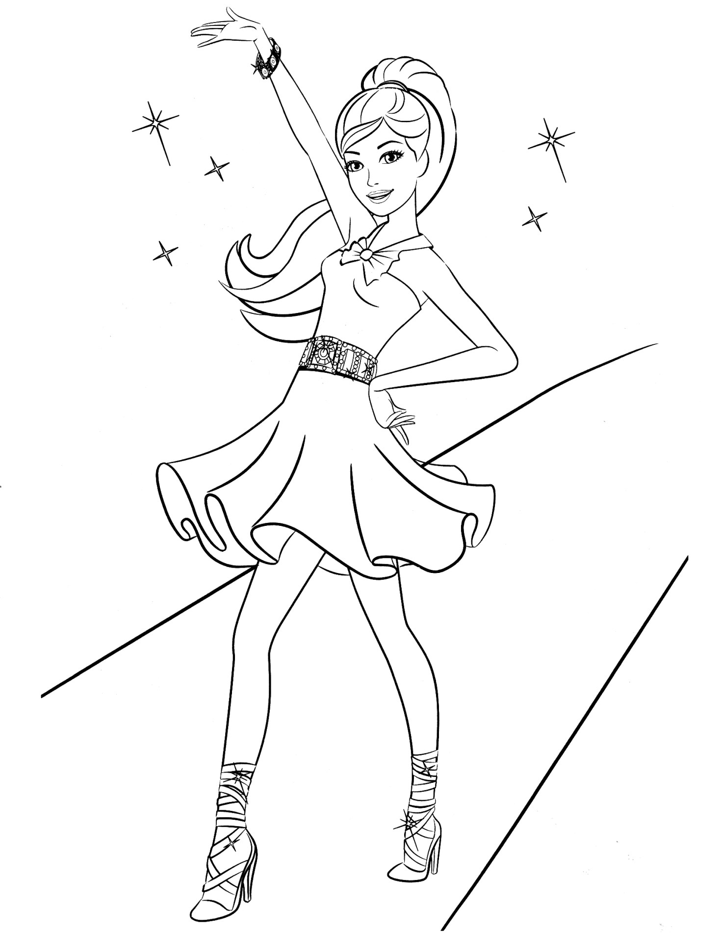 desenhos para imprimir da barbie