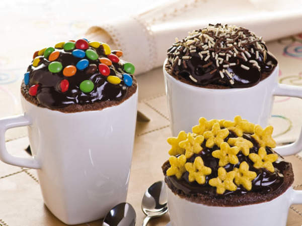 Bolo de caneca de chocolate