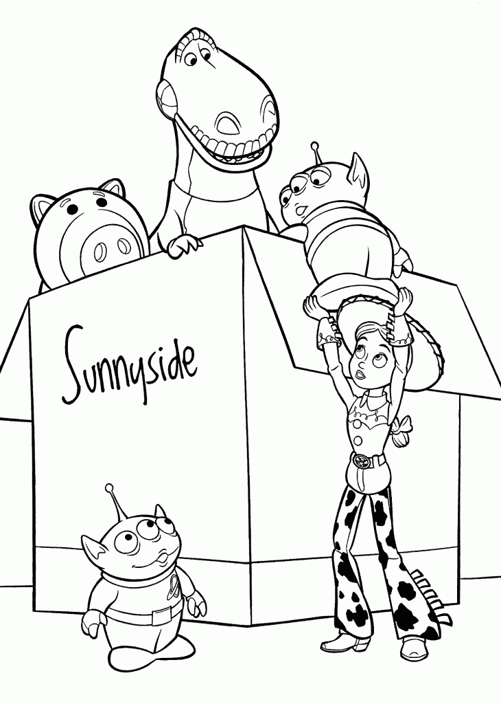 Toy Story desenho colorir
