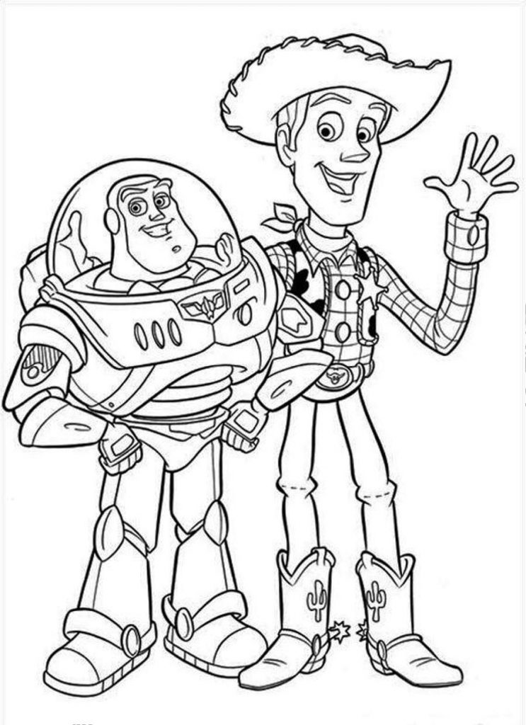 Woody Toy Story para colorir