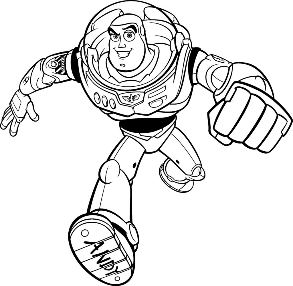 Buzz Lightyear Toy Story para colorir