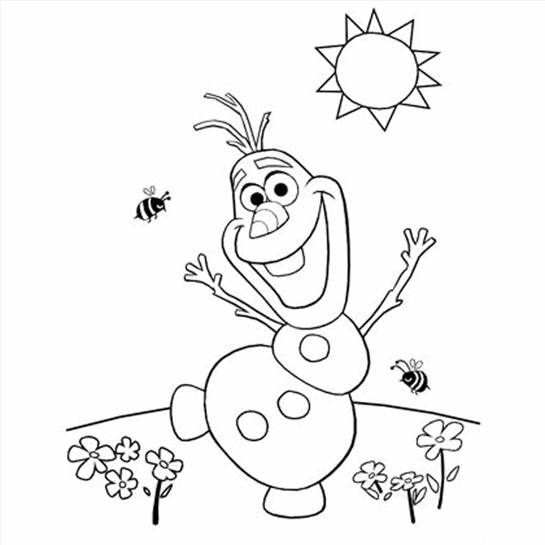 desenhos para colorir Frozen Olaf