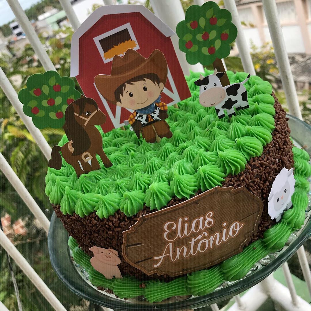 mesa festa fazendinha decoração