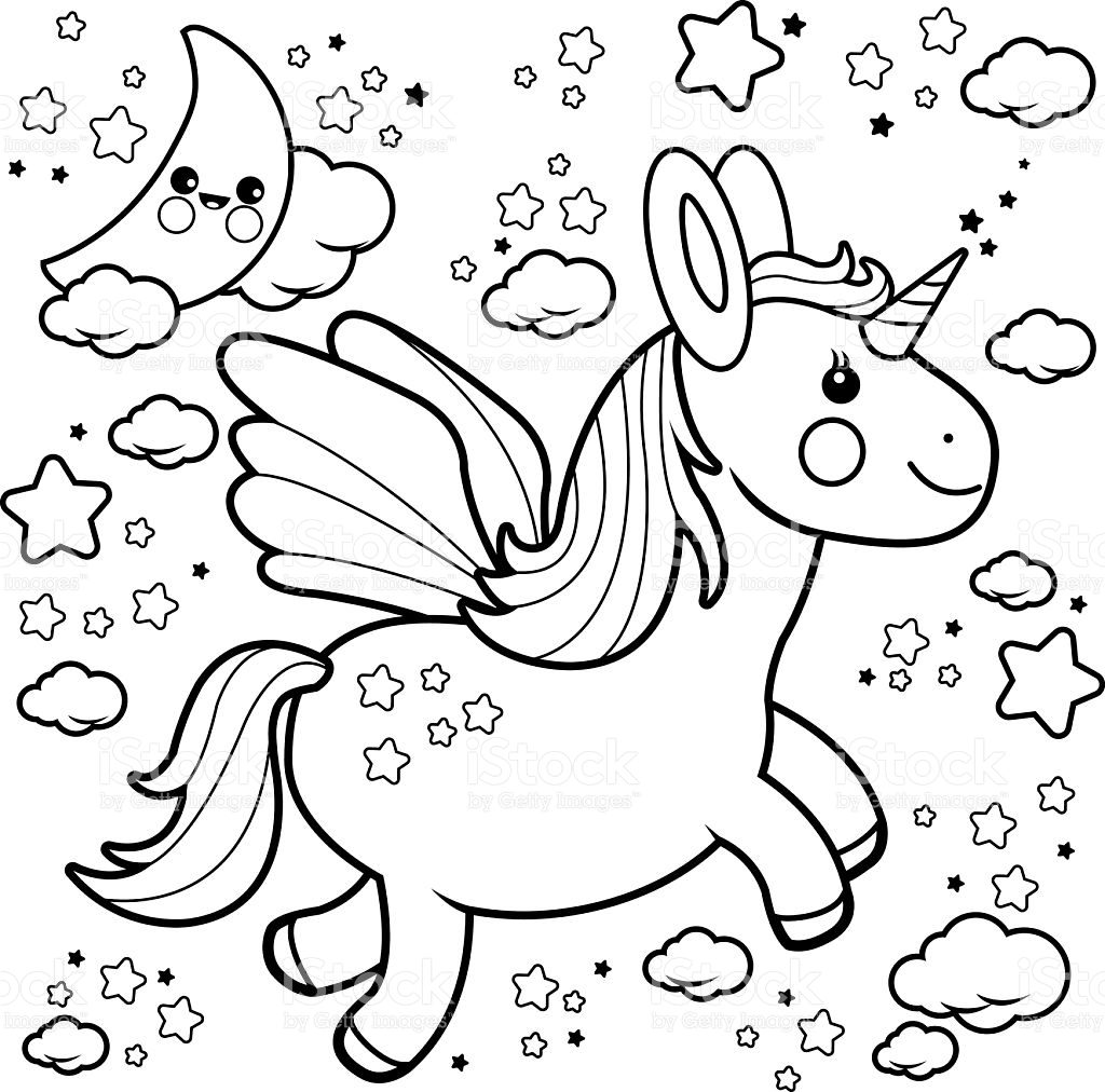 desenhos para colorir unicornio