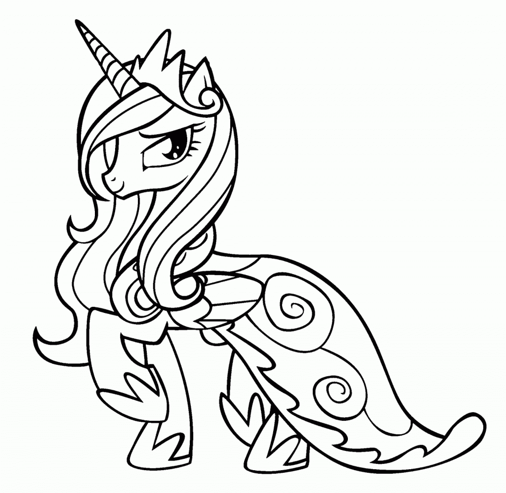 unicórnio para colorir