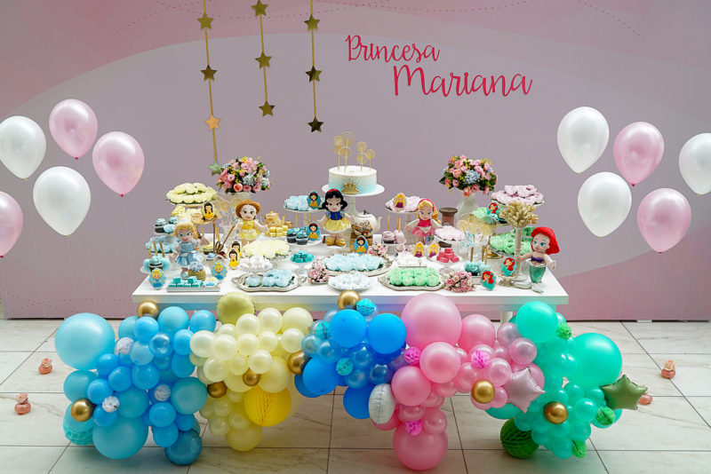 Decoração de festa princesas disney
