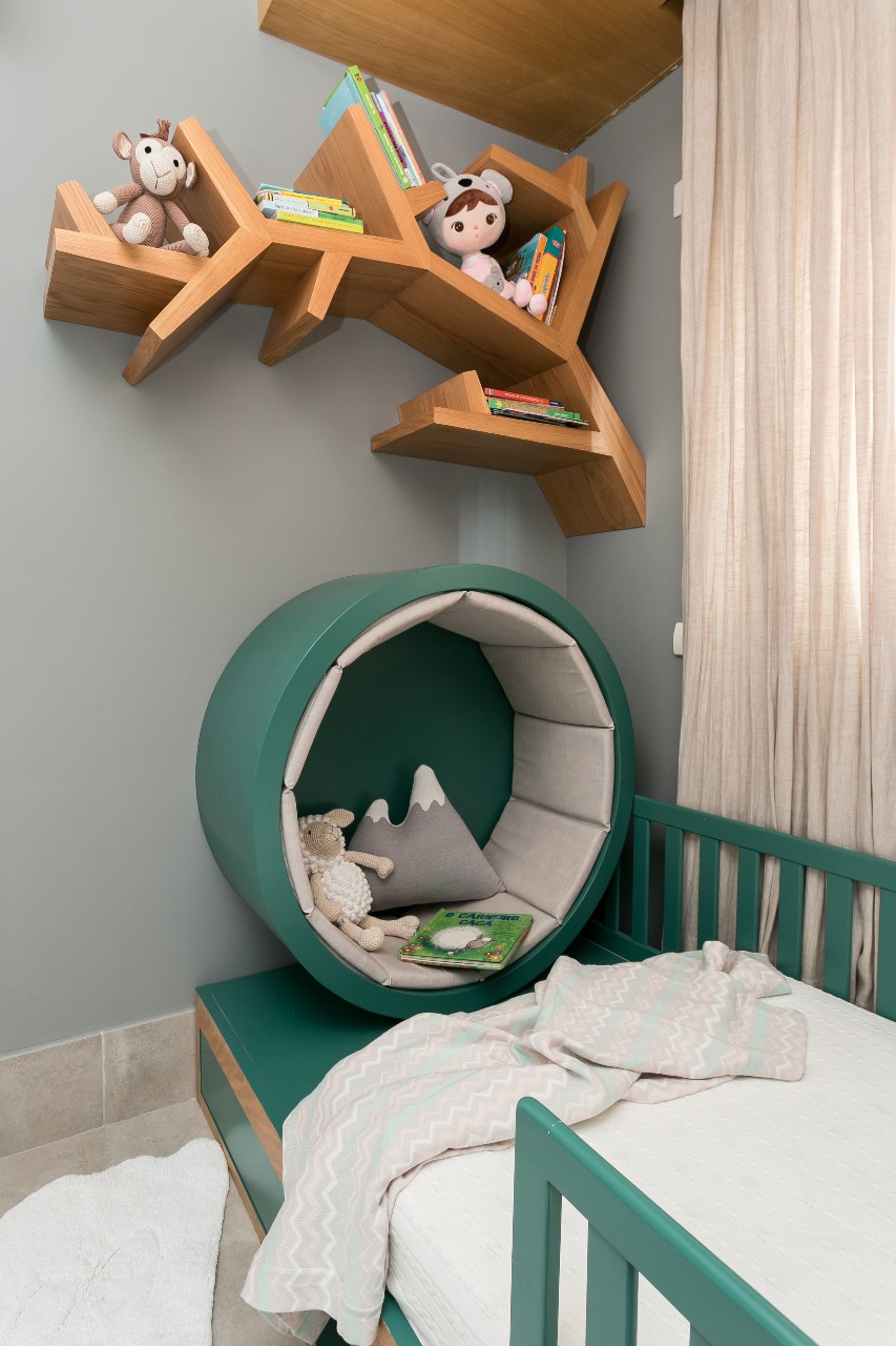 estantes para quarto de bebê