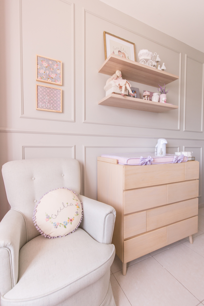 quarto de bebê feminino