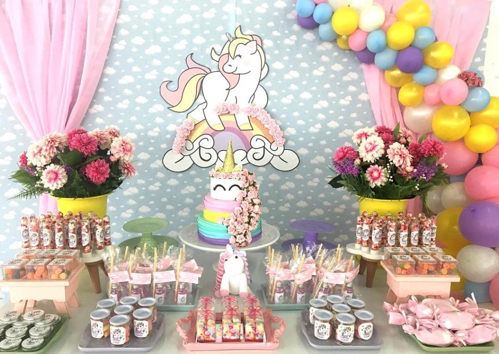 Decoração de Festa Infantil Unicórnio (20 ideias para você se inspirar)