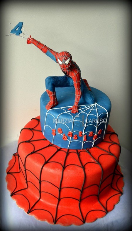 Bolo do homem aranha
