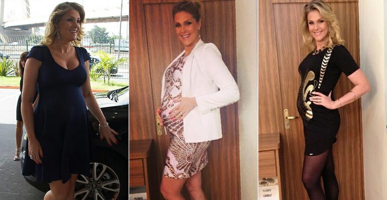 Look das famosas na gravidez