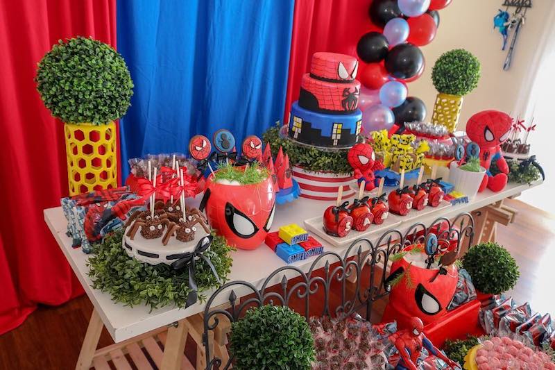 festa infantil Homem-Aranha