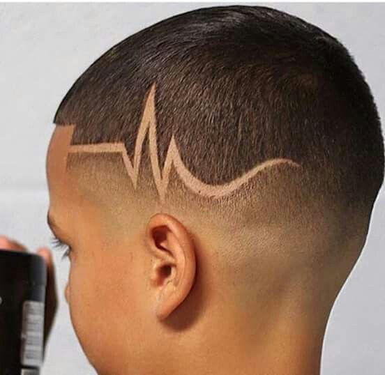 Cortes de cabelo masculino infantil com desenho