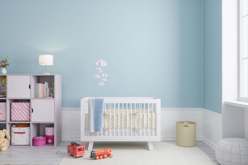 Quarto de bebê masculino