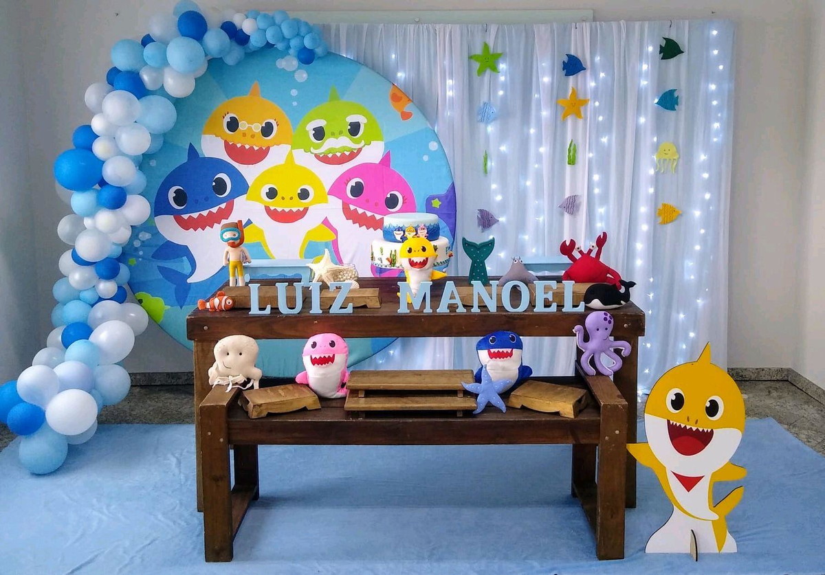 inspiração Decoração Baby Shark