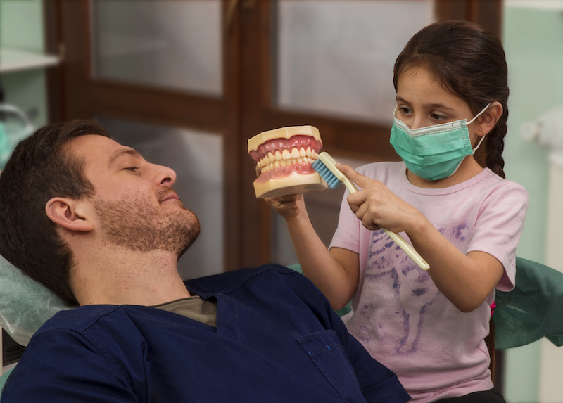 levando seu filho ao dentista