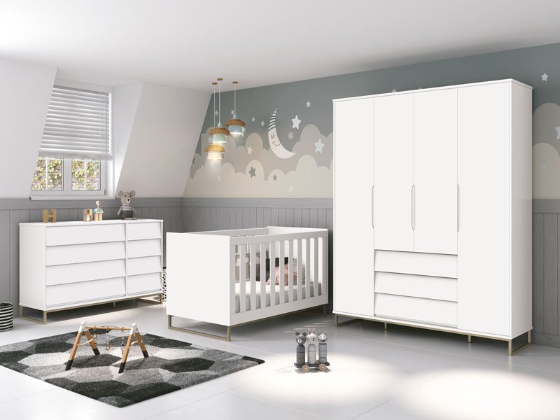 Como escolher os móveis para quarto de bebê? (e 5 estilos inspiradores)