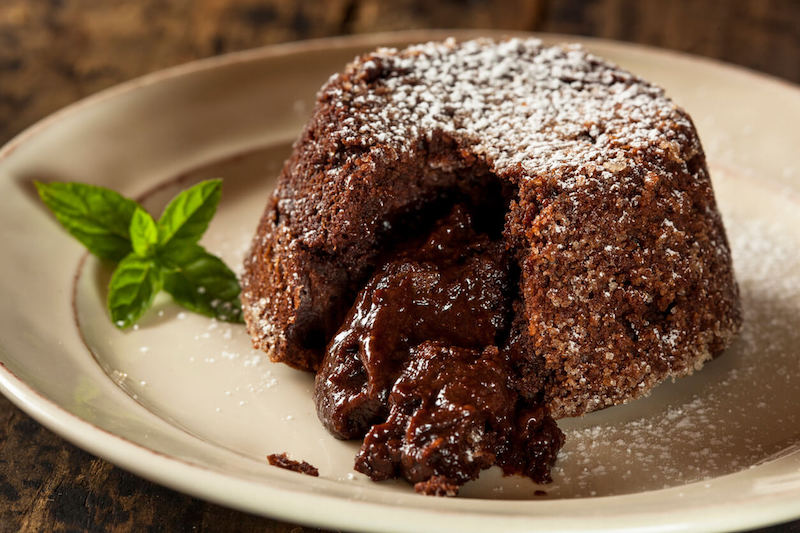 Petit gâteau de chocolate