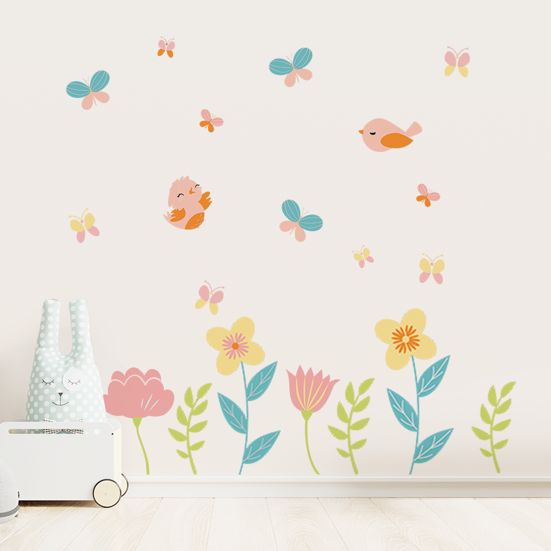 adesivos quarto menina