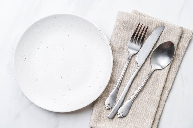 Itens básicos para uma mesa posta