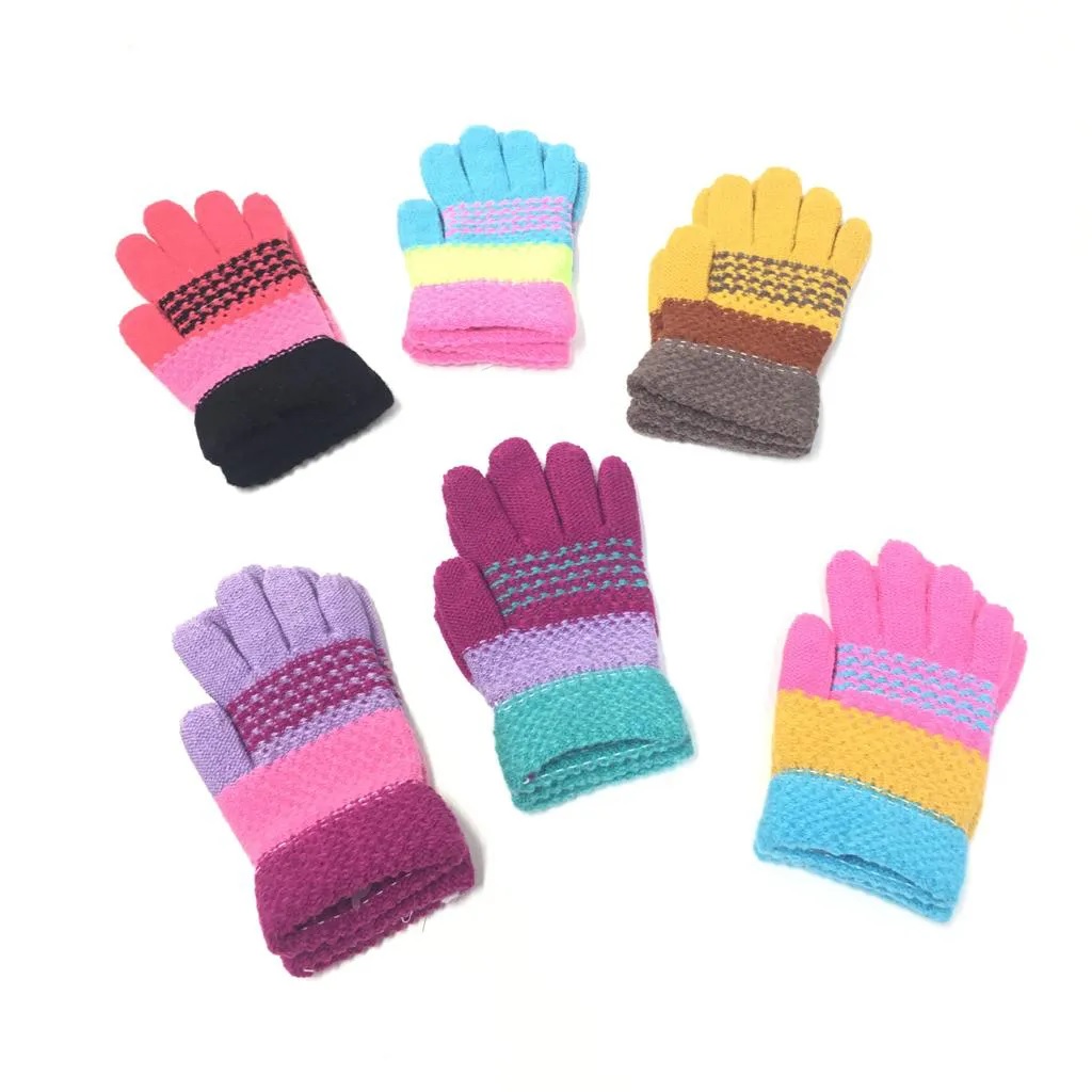 luvas infantis para o frio com dedos