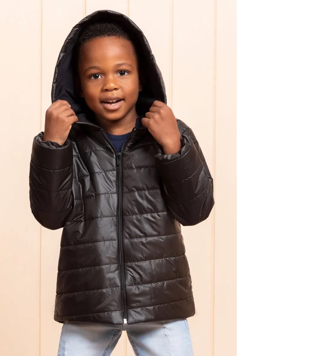 jaqueta infantil forrada para frio intenso