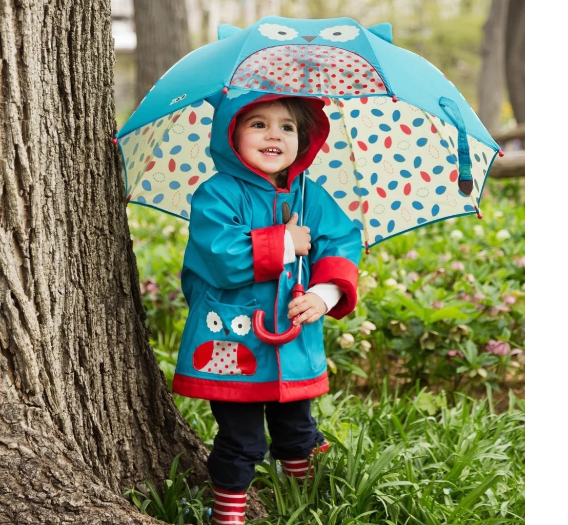 capa de chuva infantil colorida para crianças