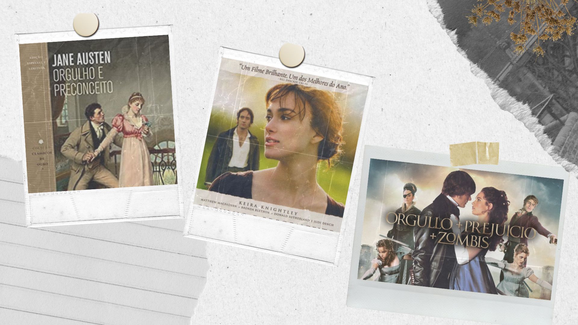 Orgulho e Preconceito: Livro, filme e filme com zumbis