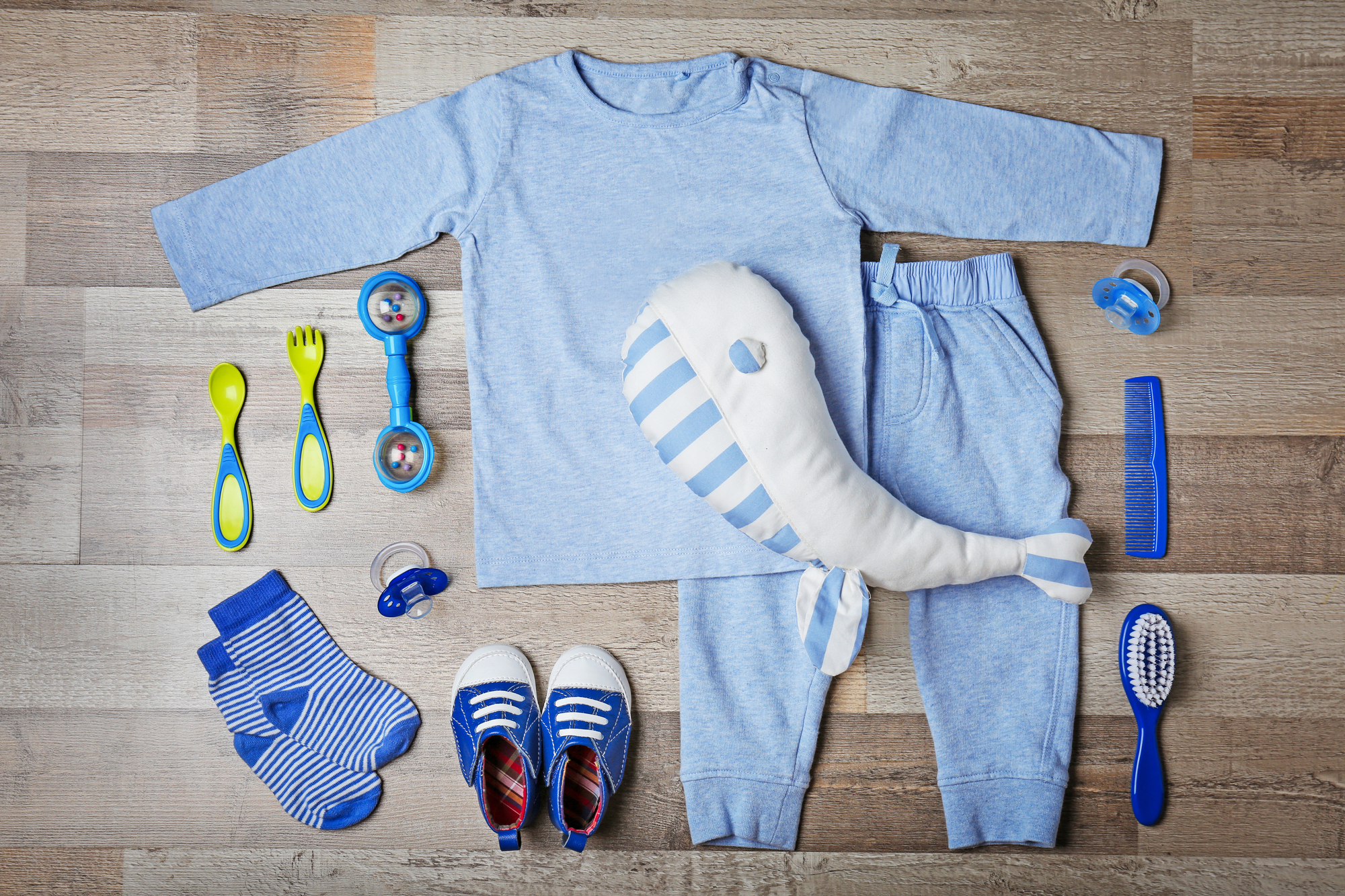 dicas enxoval de bebê masculino