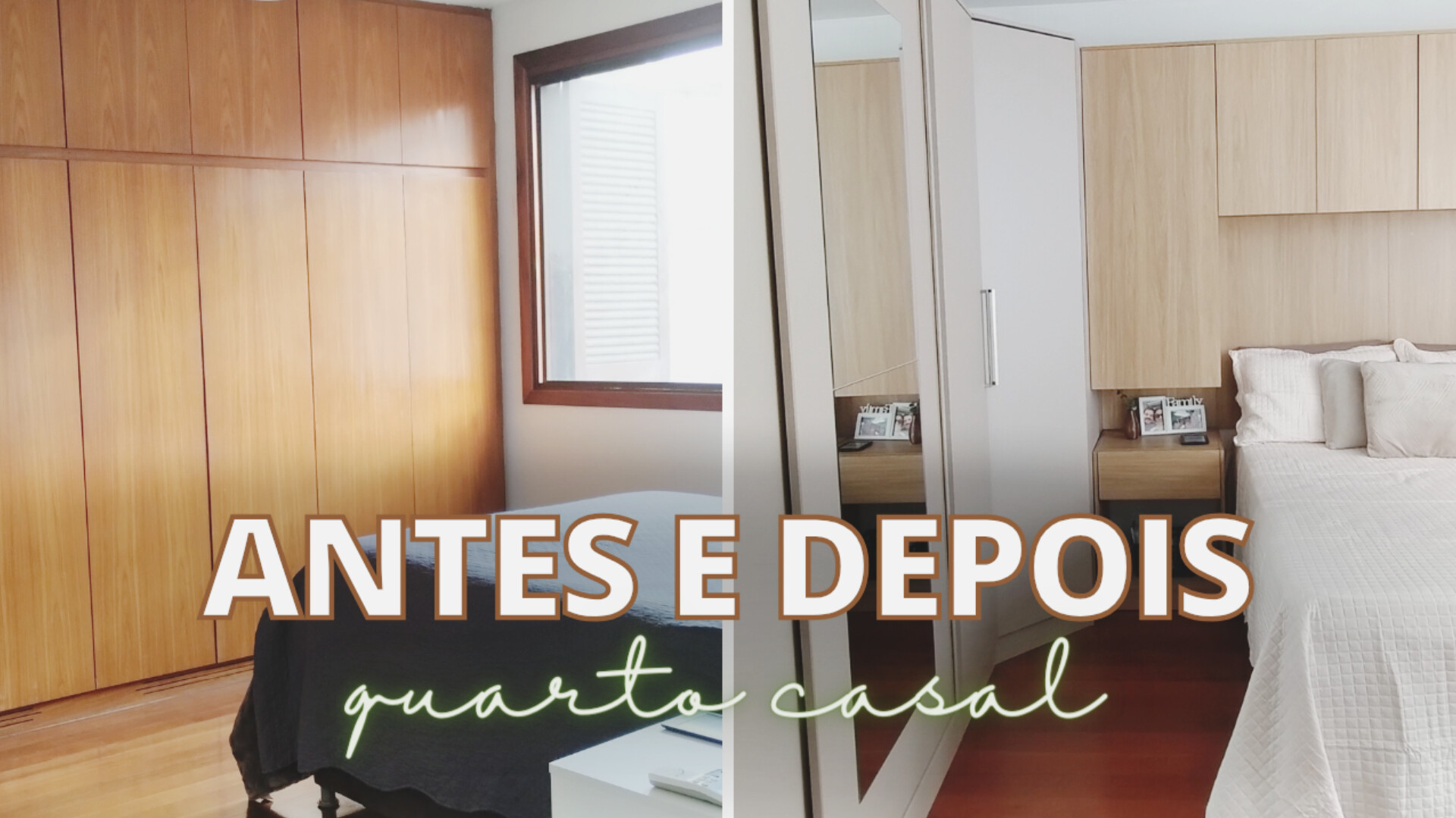 Vídeo: Antes e Depois do nosso quarto!