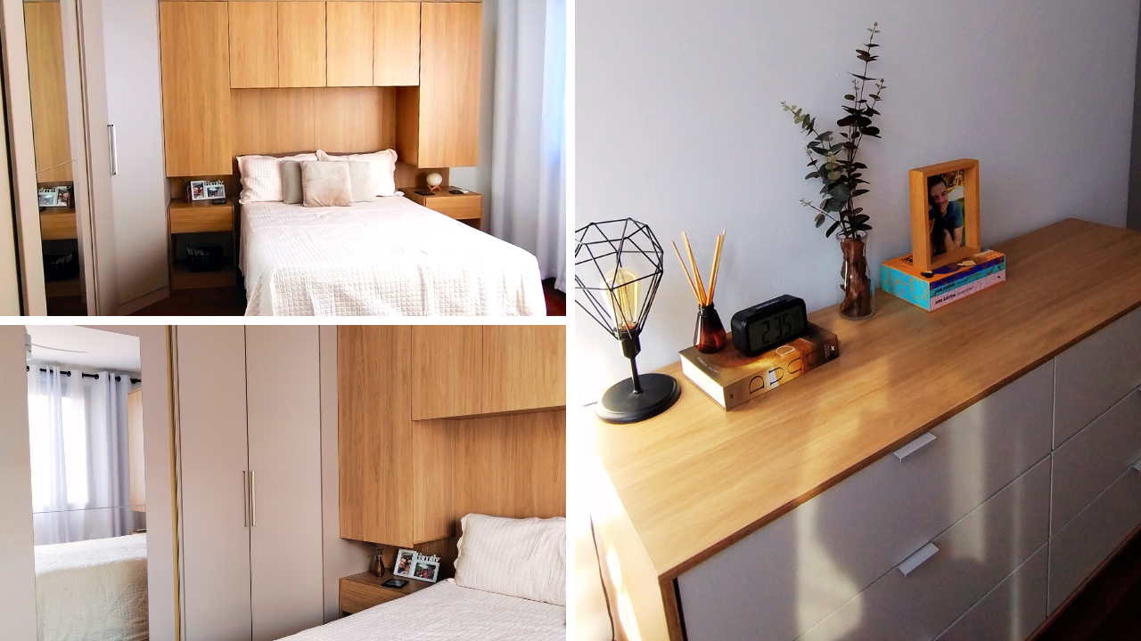 antes e depois do meu quarto