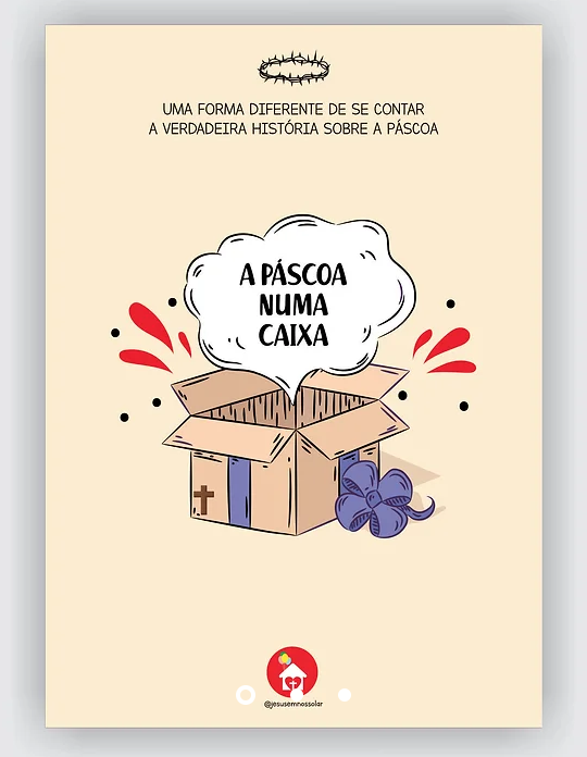 a páscoa numa caixa