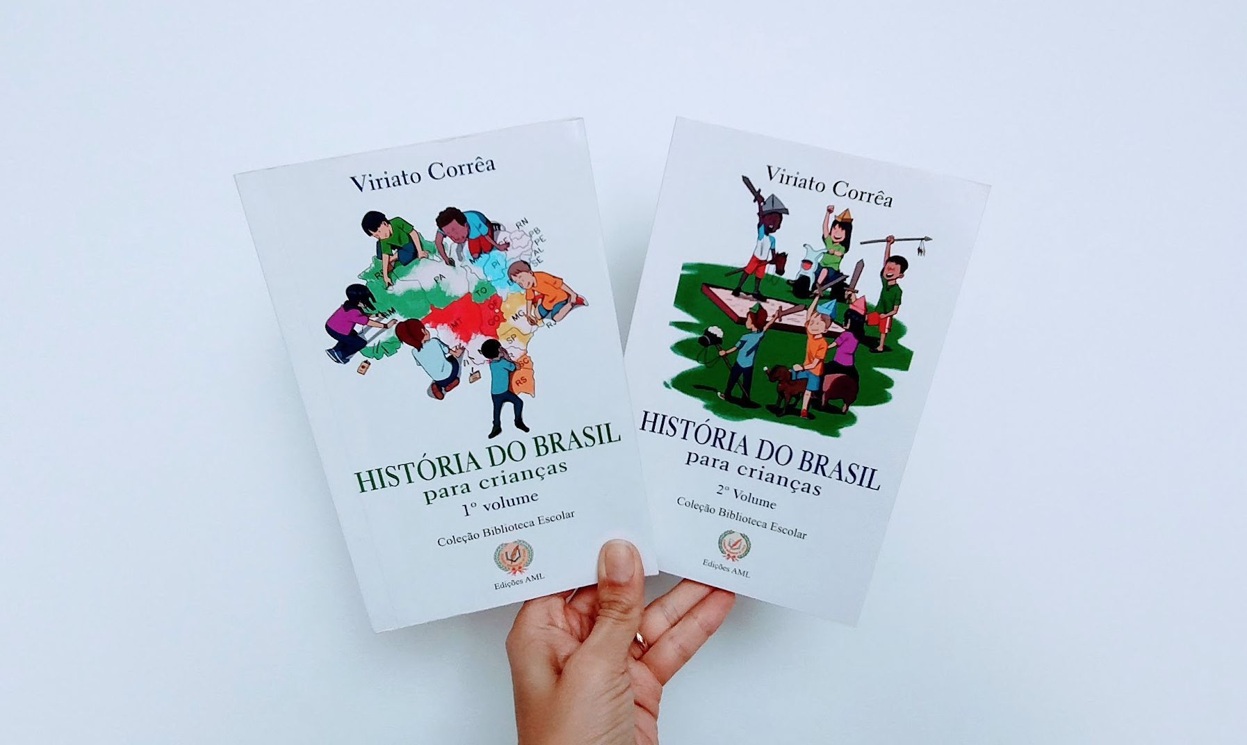 Livros da coleção História do Brasil Para Crianças