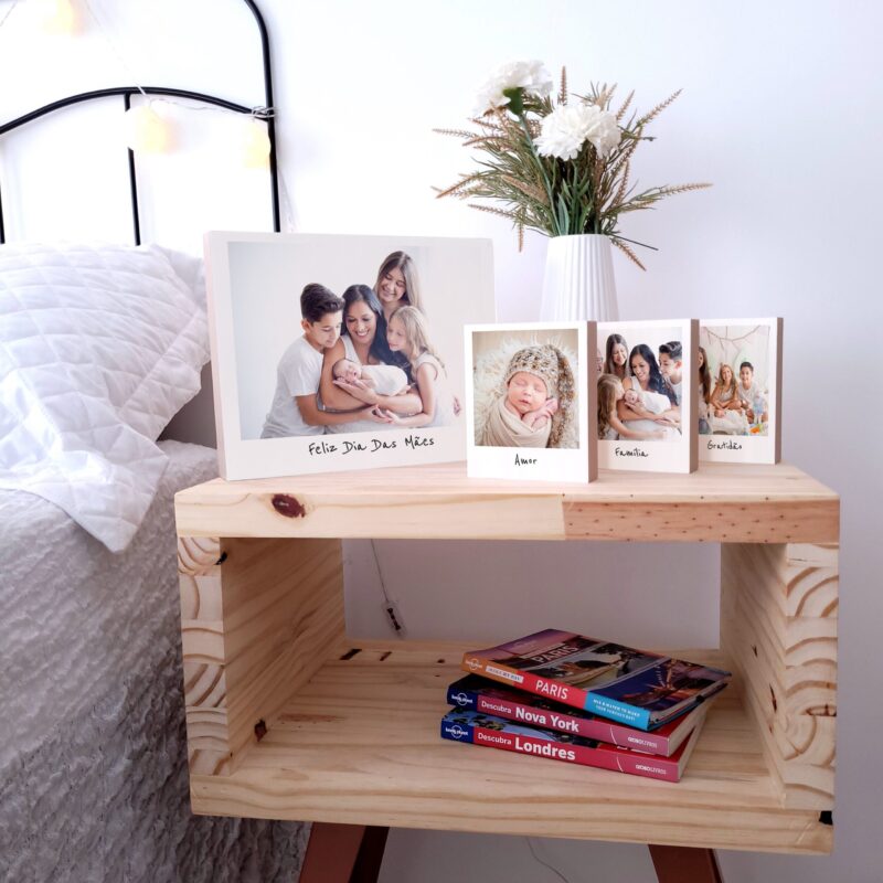 fotos de família na decoração