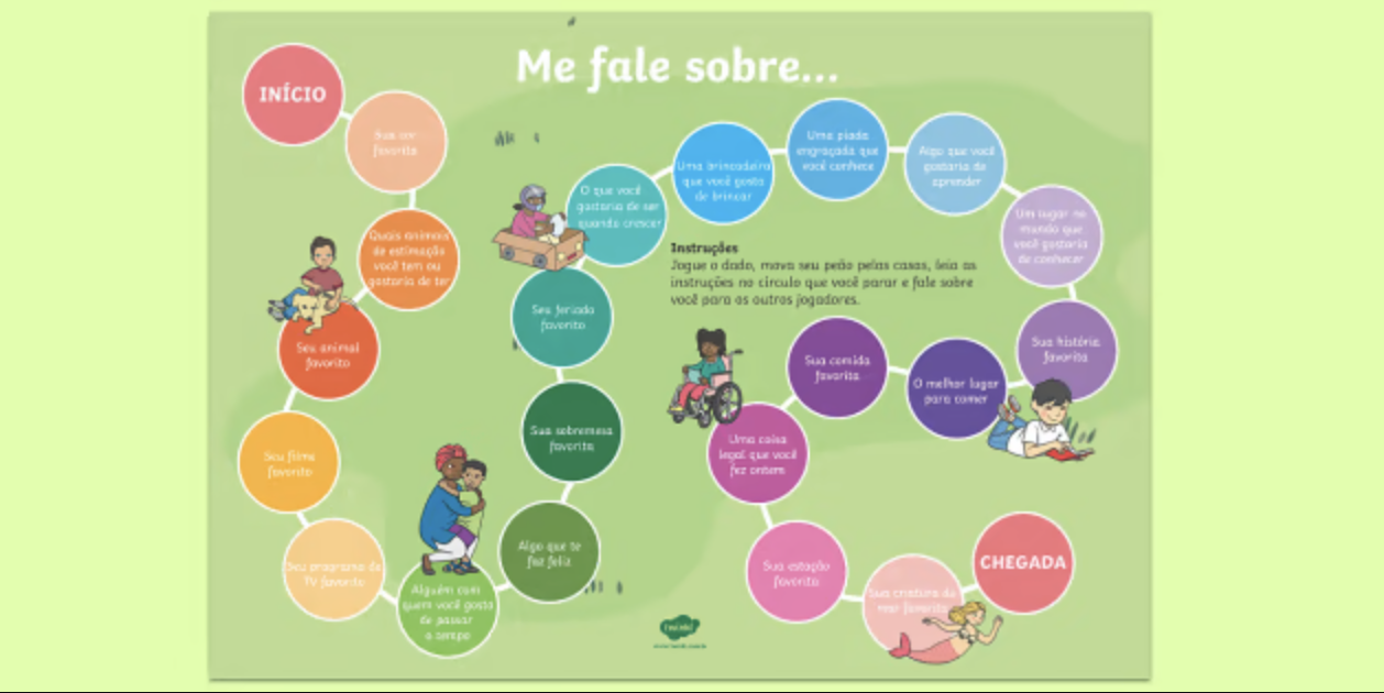 jogo de tabuleiro infantil para imprimir