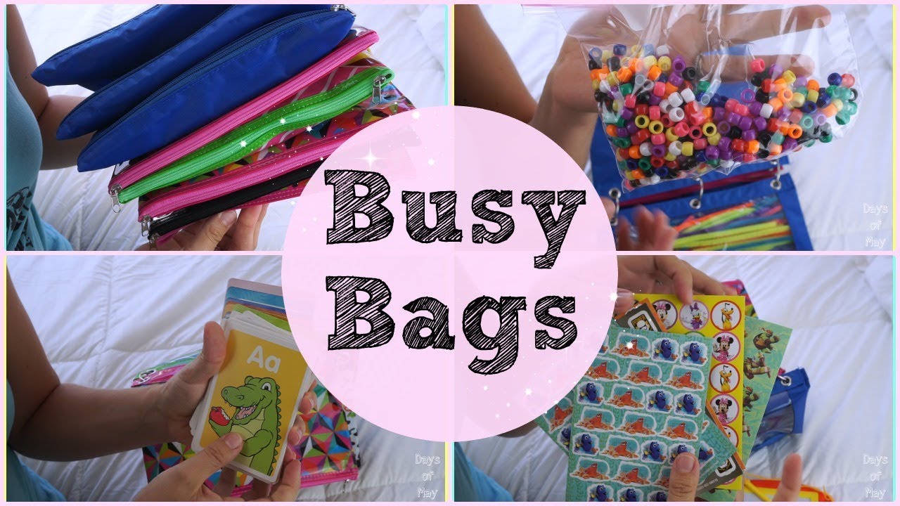 Busy Bags: A Solução Perfeita para Entreter e Educar as Crianças