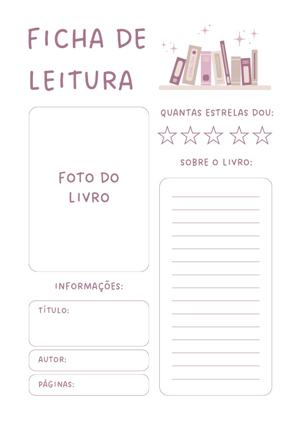 como usar ficha de leitura