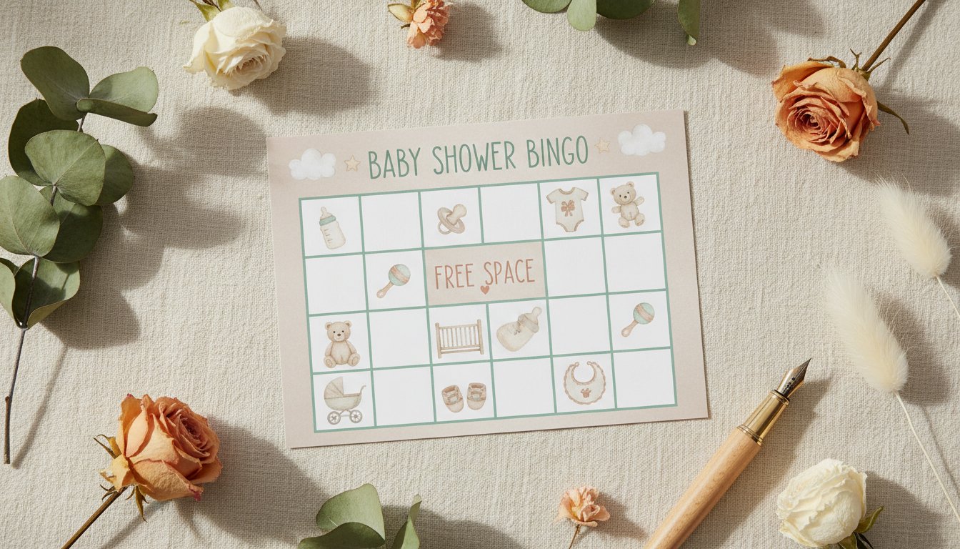 Bingo chá de bebê ideias e cartela para imprimir!